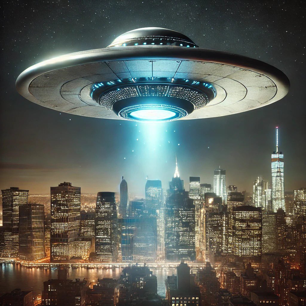 Ilustración de la nave extraterrestre en el caso de la abducción en Manhattan